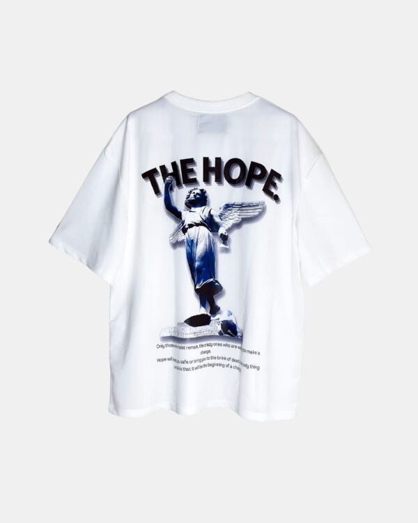 - CAMISETA - "THE HOPE" ANGEL NXRMAL- BLANCA