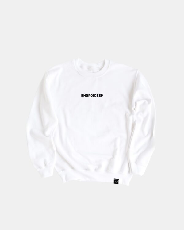 - HOODIE - "EMBDEEP" OVERSIZE - BLANCA - Image 2